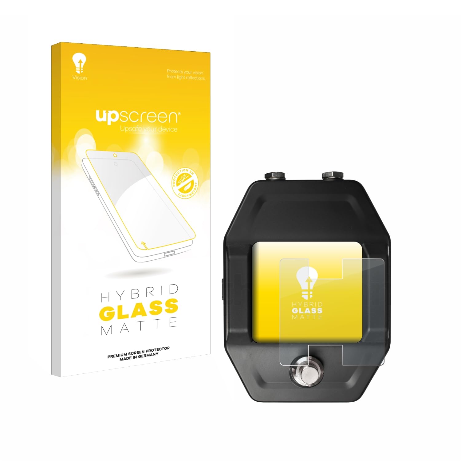 upscreen Matte Screen Protector Glass Film compatible with Shure GLXD16+ - Anti-Glare, Anti-Fingerprint, 9H Glass Protection