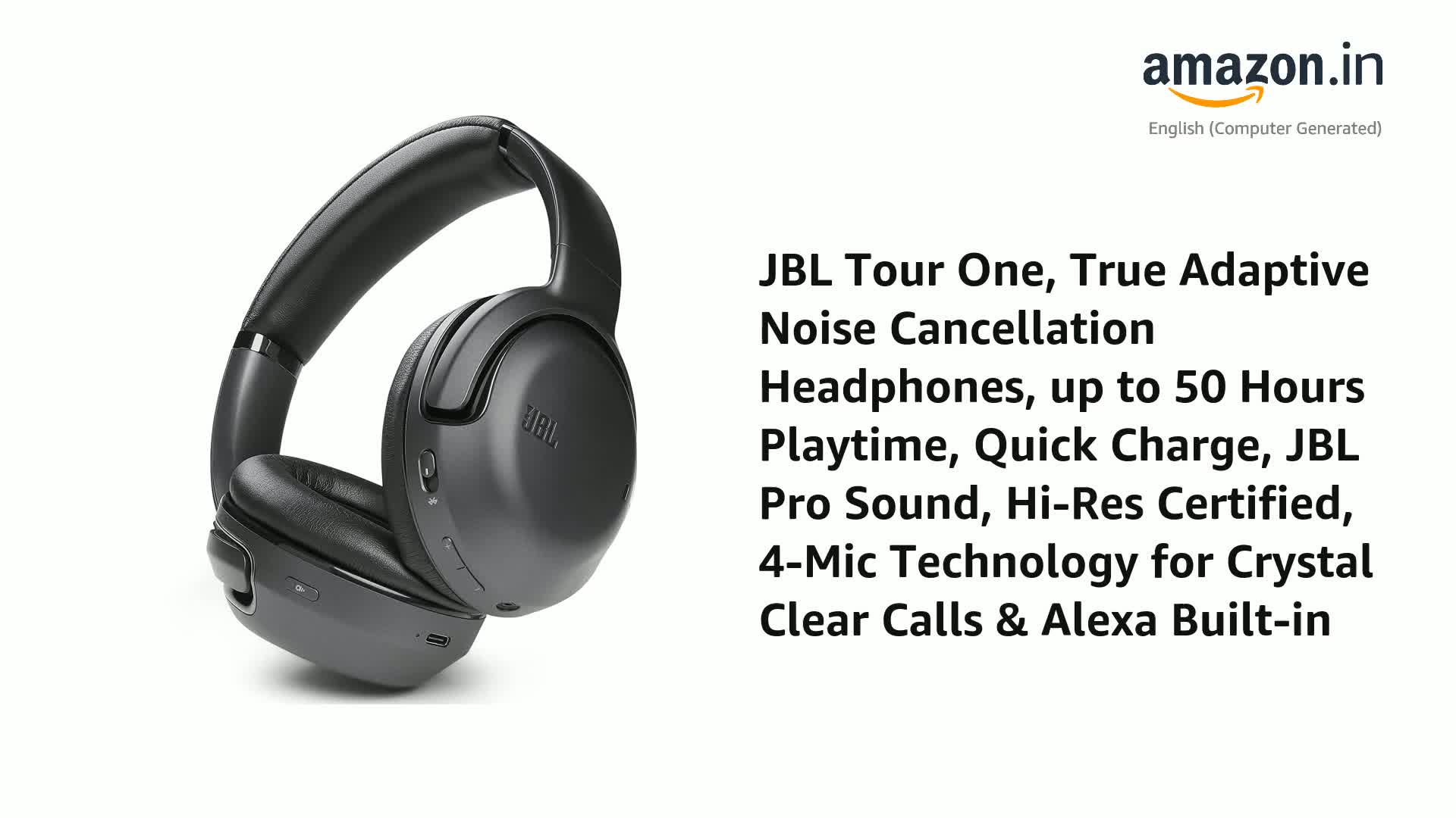 JBL Tour One, True Adaptive Noise 