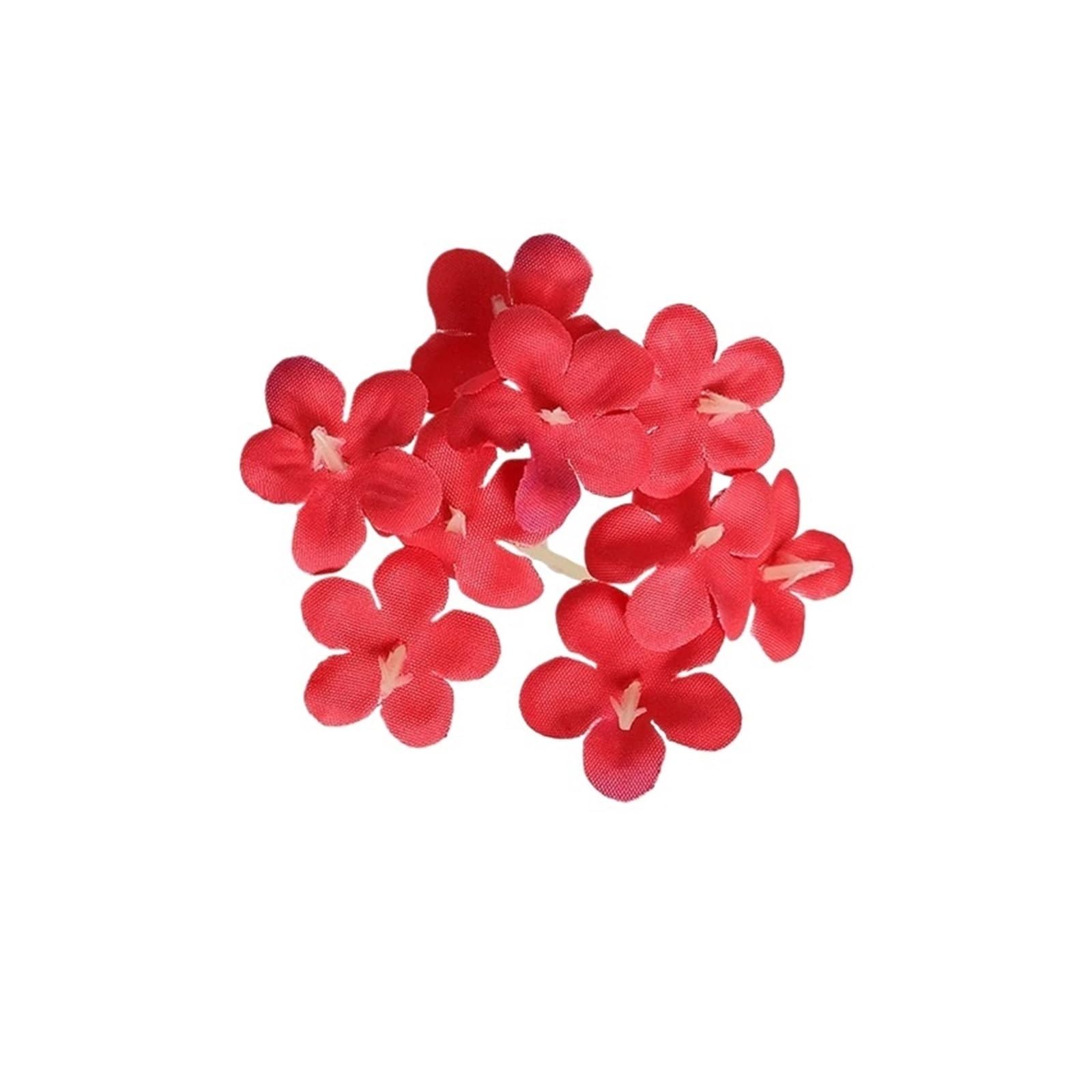 HamPaesk 10/20Pcs Artificial Flowers 4cm Fake Flower Heads For Home Wedding Decor Decoration DIY Wreath Gifts Accessories(Red,20Pcs)