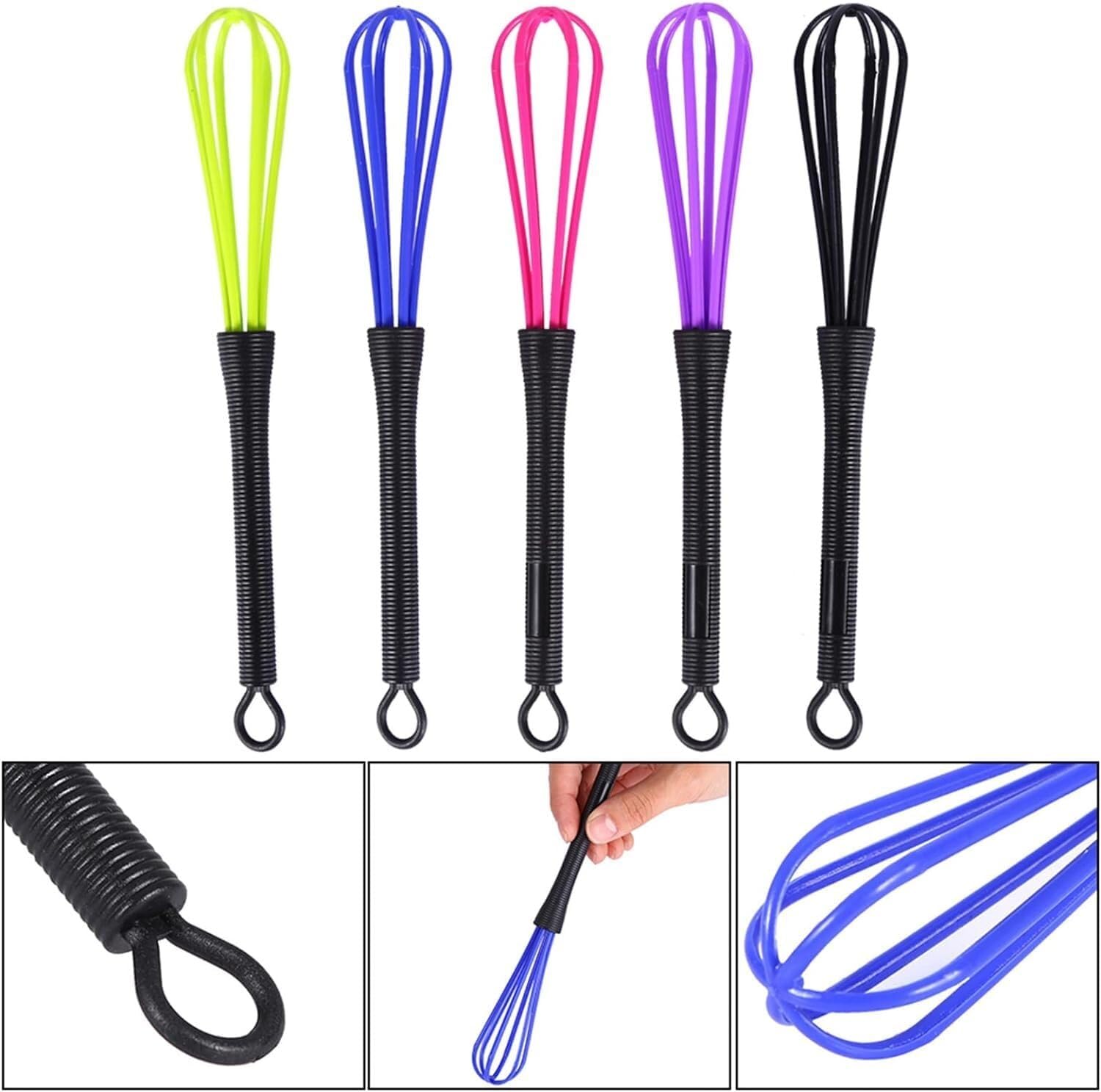 Schneebesen Rührbesen Handmixer, Haarfärbe-Crememischer, Kunststoff-Haarfärbemixer, Mischen, Rühren, Schlagen Handschneebesen(Blue)