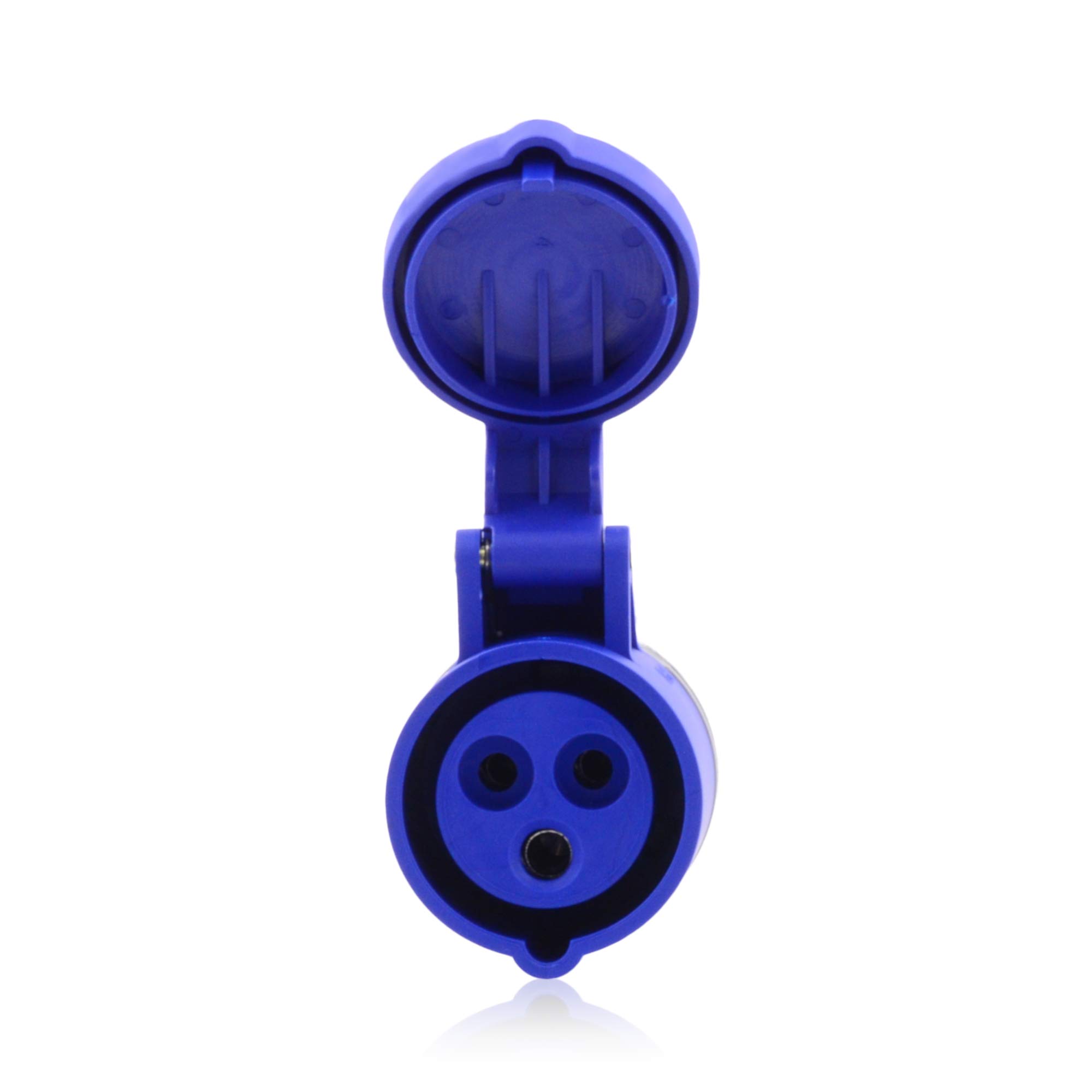 CEE-Stecker 3-polig 16A IP67 blau - Jacs Koopman