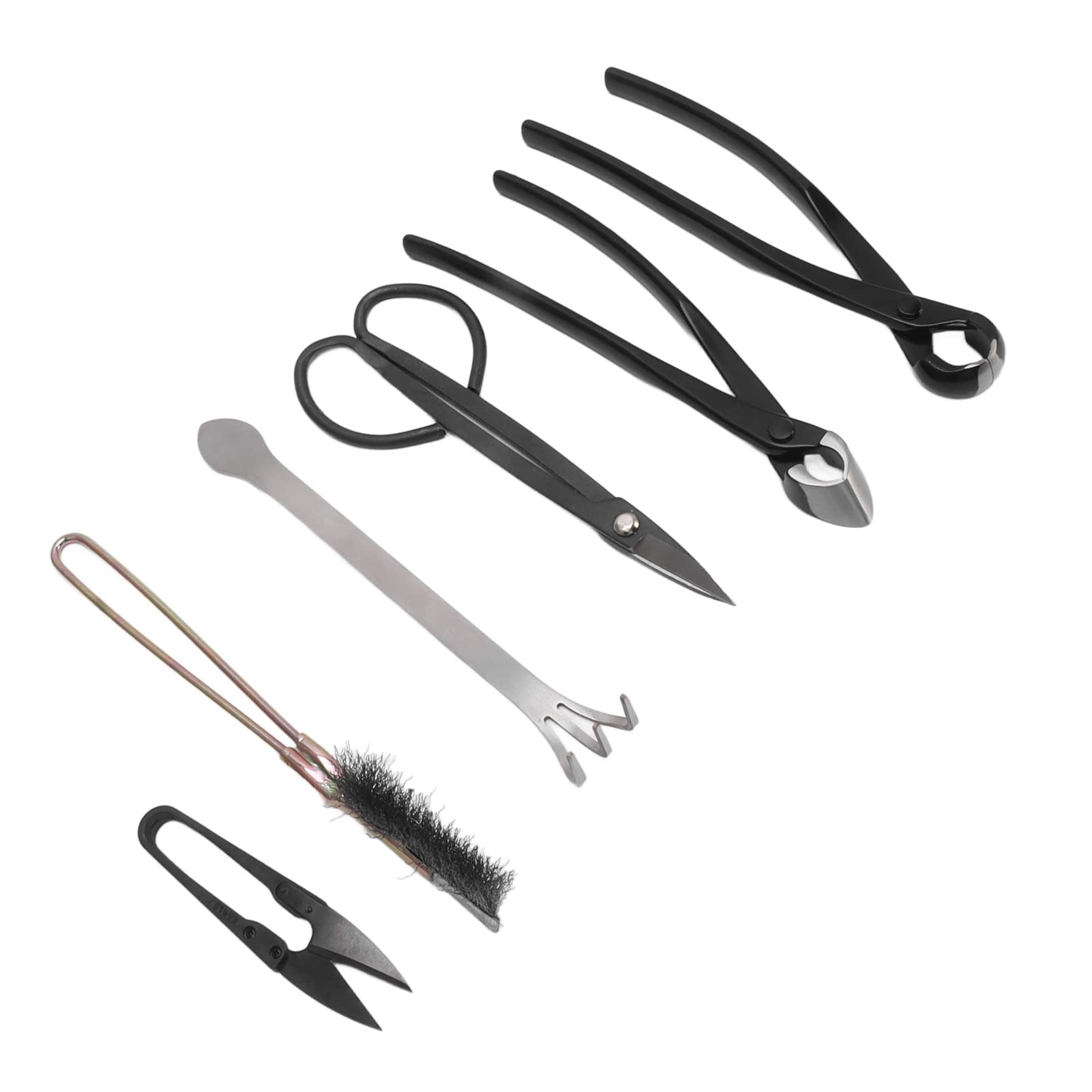 6 pièces Outils pour Plantes succulentes Ensemble d'outils pour bonsaï en Acier Inoxydable Outils à Main de Jardinage Succulents durables pour la Maison Jardin Cour Utilisation