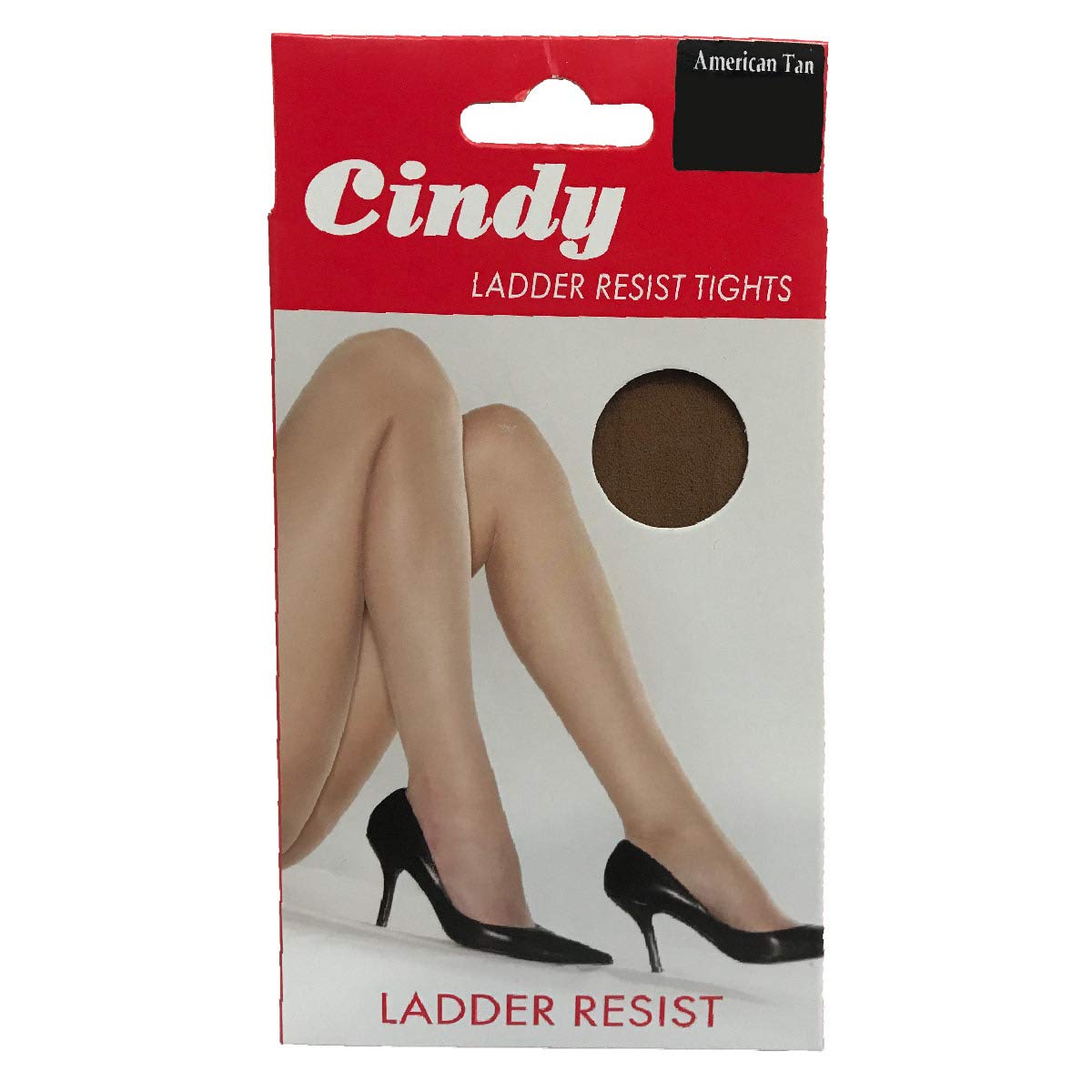 Cindy LARGE 20 Denier Ladder Resist Ladies Tights - American Tan - 6 Pair