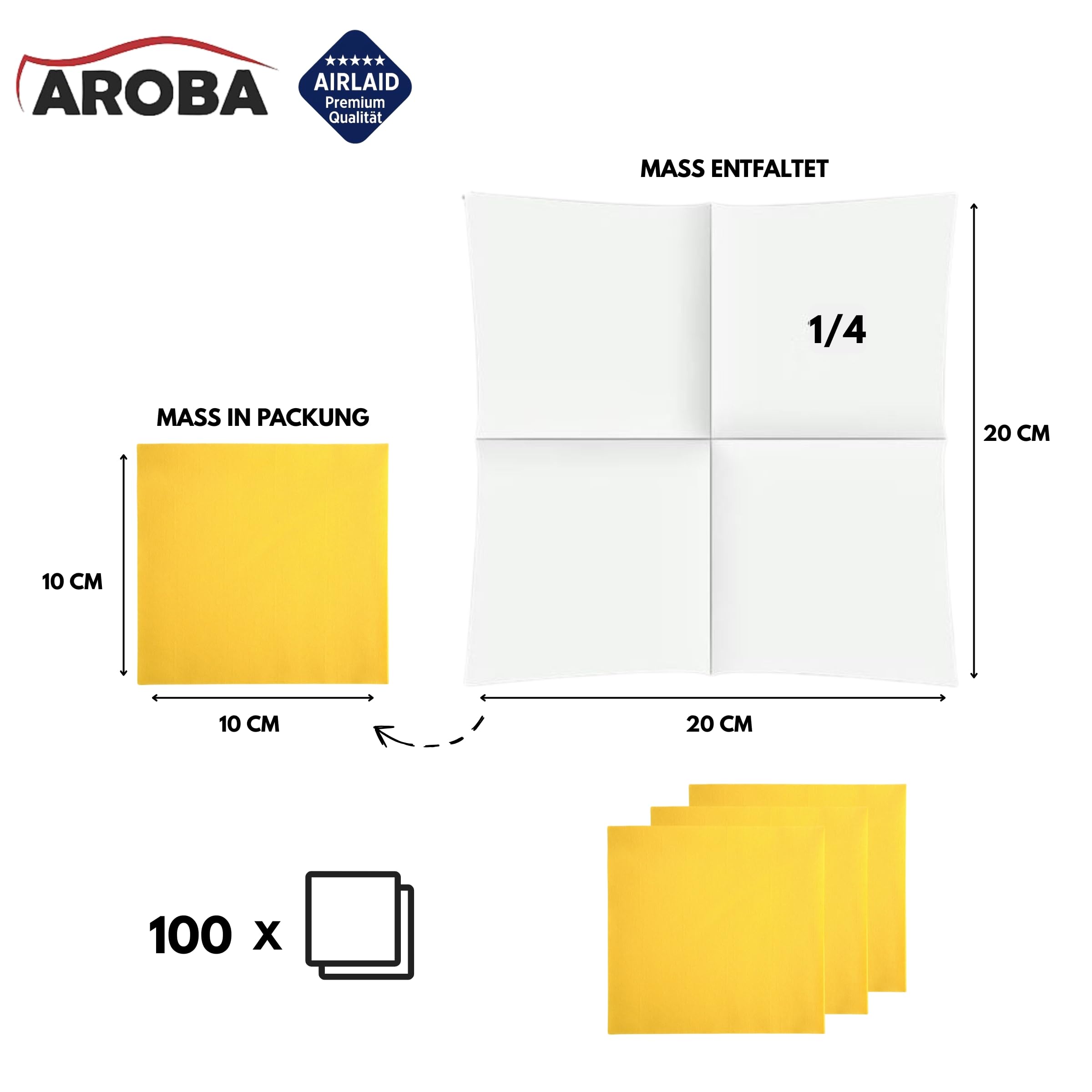 Aroba Airlaid Cocktail servetten, stofachtig dessert servetten, 20 x 20 cm, 1/4 vouw hoge kwaliteit, 21 kleuren, bruiloft, verjaardag, bar, café, disco, hotel, catering, feest, blauw, 100 stuks Aroba Airlaid Cocktail servetten, stofachtig dessert servetten, 20 x 20 cm, 1/4 vouw hoge kwaliteit, 21 kleuren, bruiloft, verjaardag, bar, café, disco, hotel, catering, feest, blauw, 100 stuks