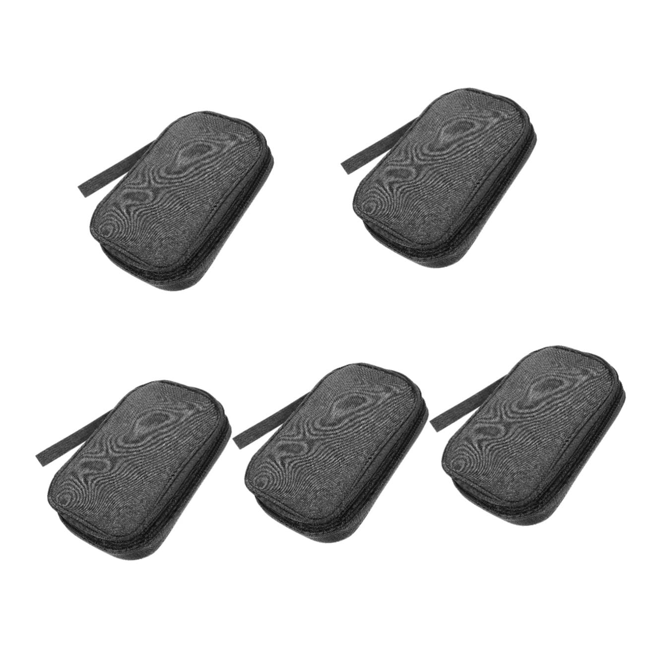 5 Stück Multifunktionale Kabel Organizer Tasche Elektronik Zubehör Aufbewahrung Reisebeutel mit Robustem Verschleißfestem Material Doppelter Schutz für Powerbank USB Kabel