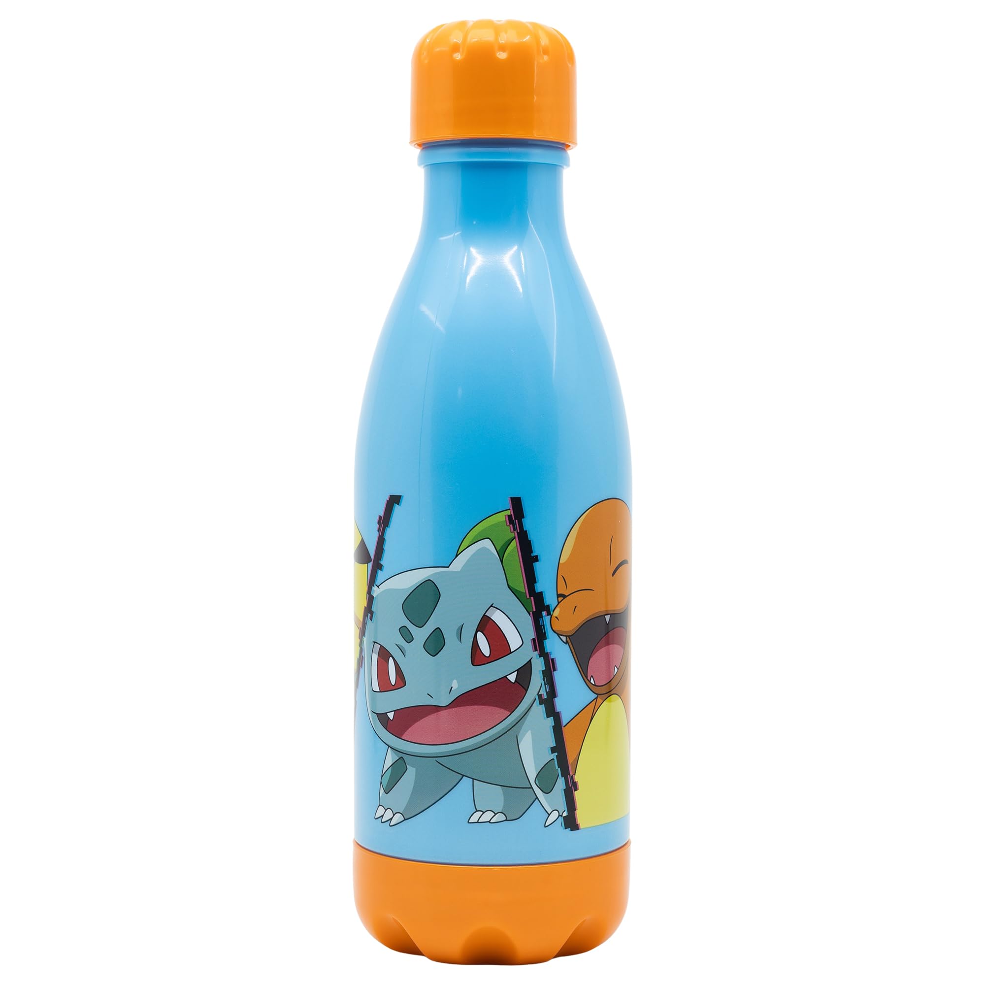 Gourde Réutilisable Pokémon 560ml Plastique Sans BPA Bouchon à Vis