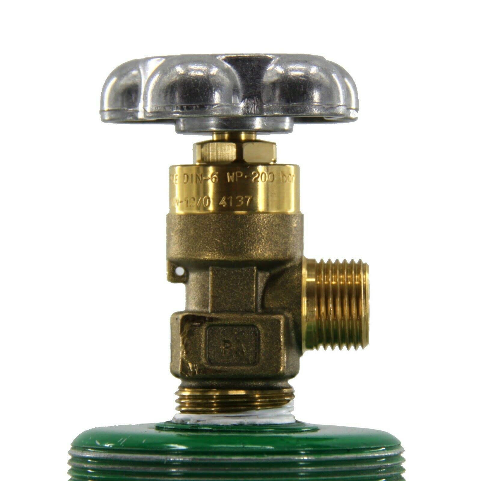Bombola del gas Argon (100%), gas per saldatura, 8 litri, TIG/WIG MIG, con riduttore grande