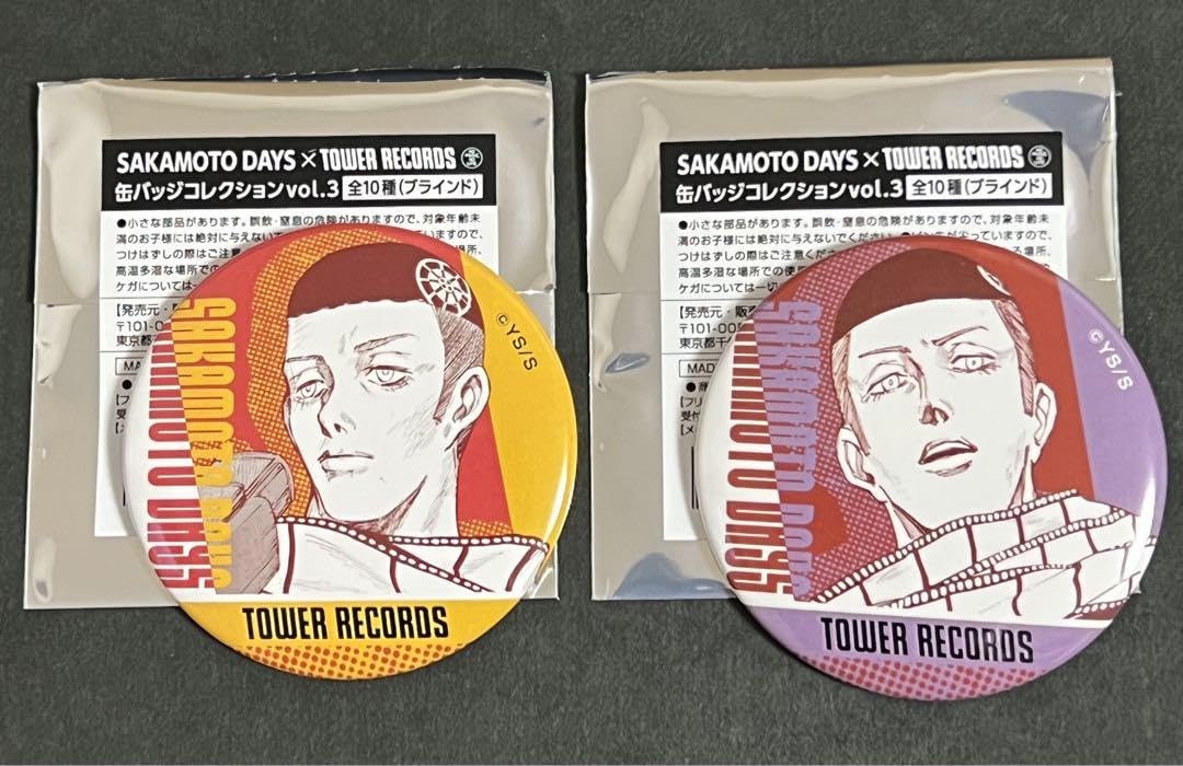 2024年のクリスマスの特別な衣装 vol.3 缶バッジ タワレコ サカモト 
