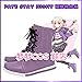 Yuanplate Astolfo Shoes Boots Christmas Fashion Men Women Party Comic Show Cosplay Shoes (Male US 10.5/EU44.5)