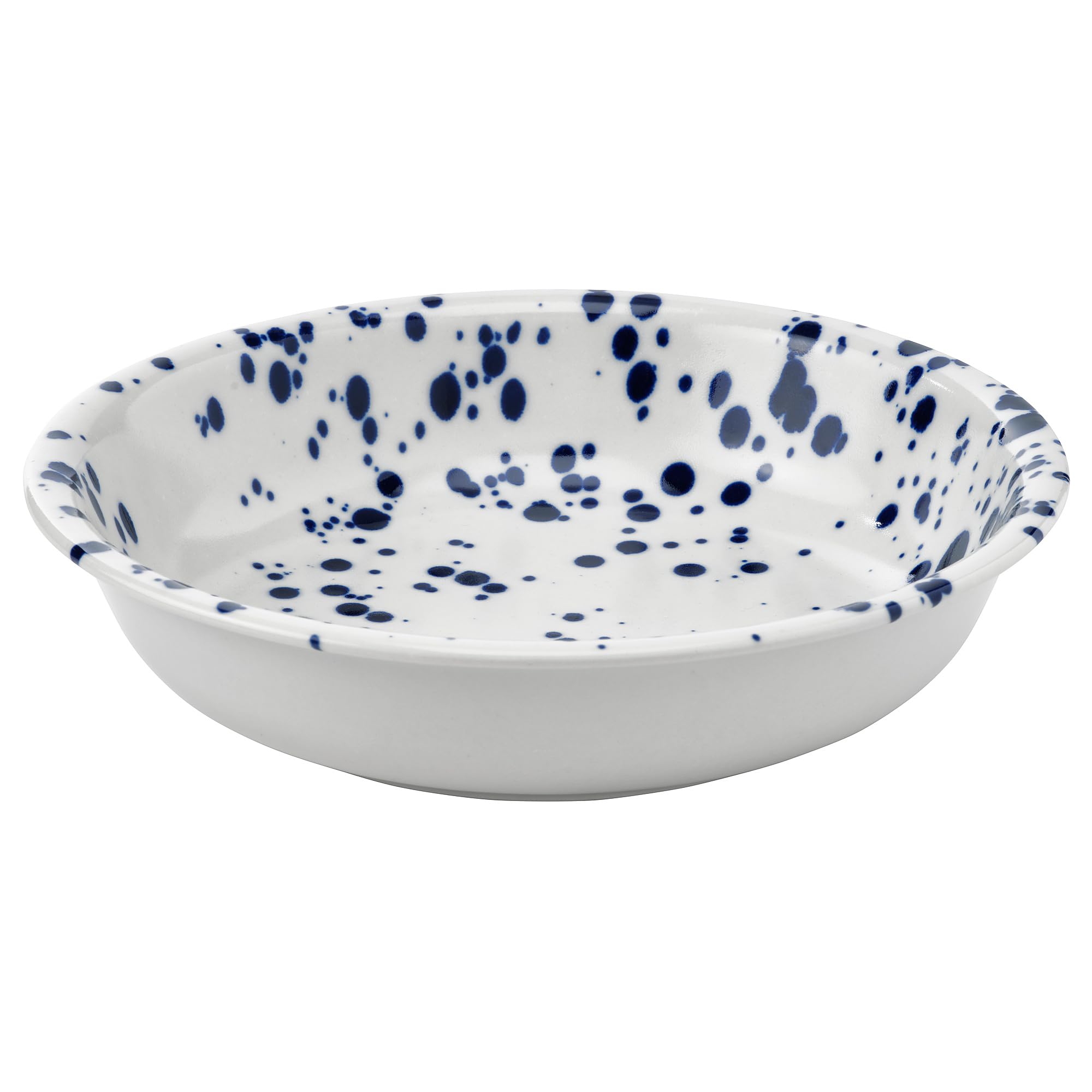 Assiette creuse SILVERSIDA porcelaine fine motifs bleus raffinés