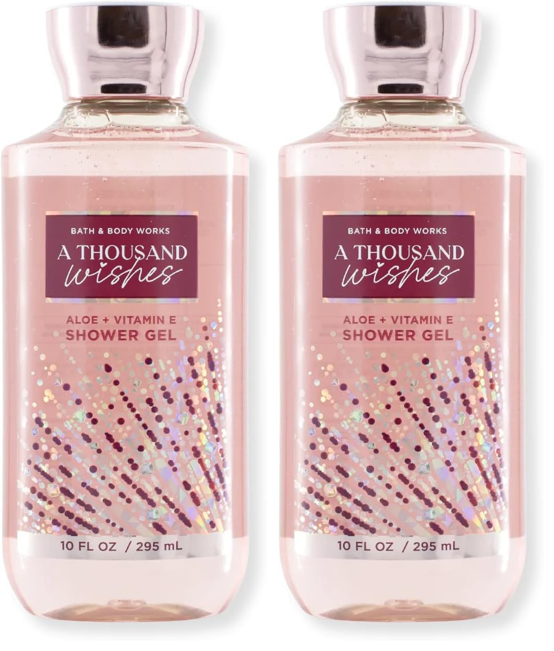 Bath & Body Works Works A Thousand Wishes Shea Butter + Vitamin E Shower Gel, 10 Ounce (Pack of 2)