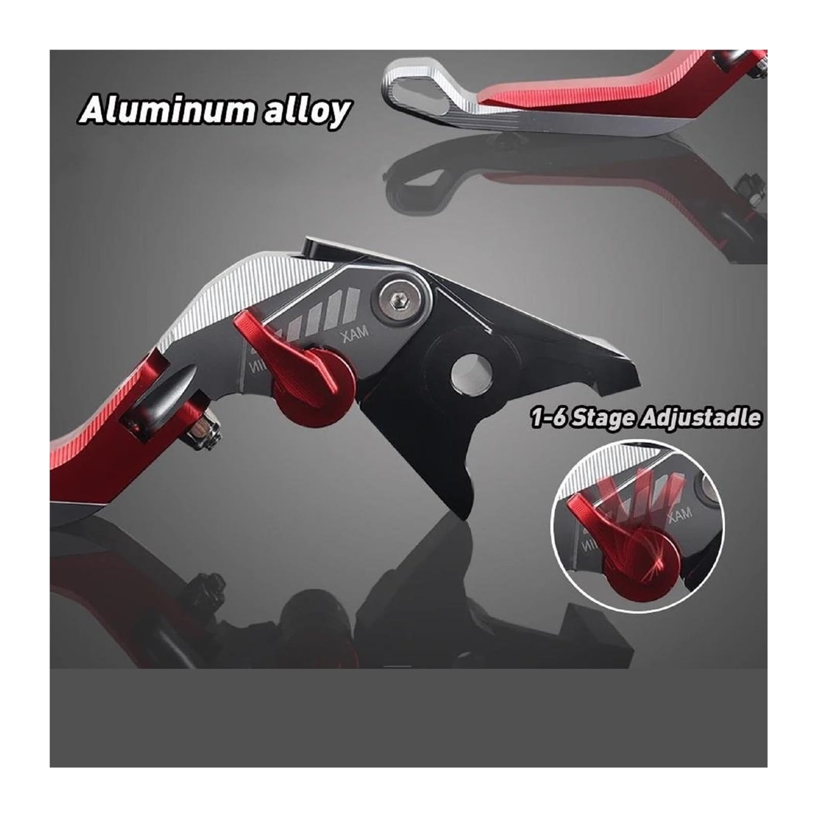 Parte Moto Leva di Frizione del Freno per Aprilia SR GT 200 SR GT200 2022-2024 Allungabile Pieghevole Regolabile Maniglie Leva 1 Coppia Accessori(Nero)