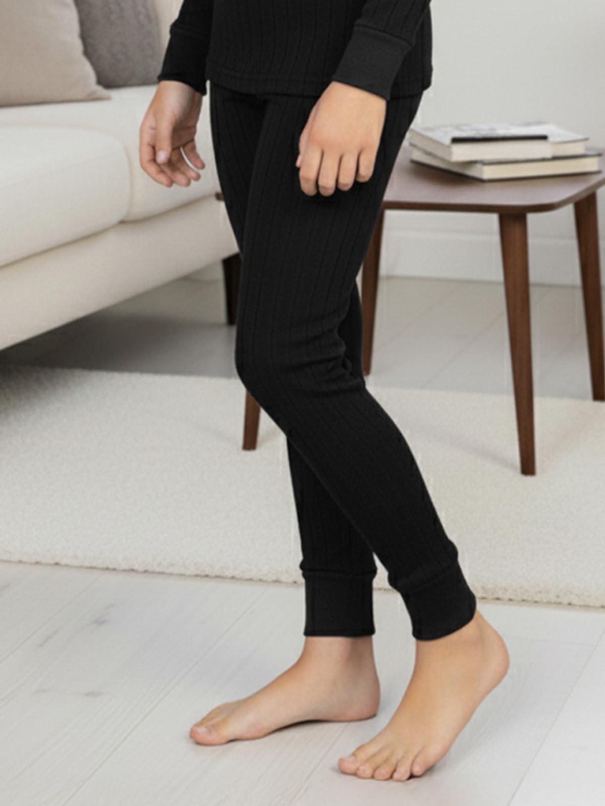 Lux Parker Girl's Black Thermal Trouser_Parker_Girls_TRO_BLK_65_1PC - Image 5 thumbnail