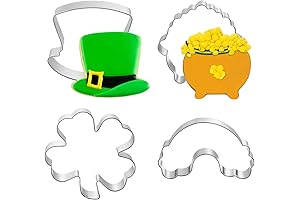 BESTONZON St. Patrick's Day Cookie Cutters Set: Your Lucky Charm for Perfect Cookies