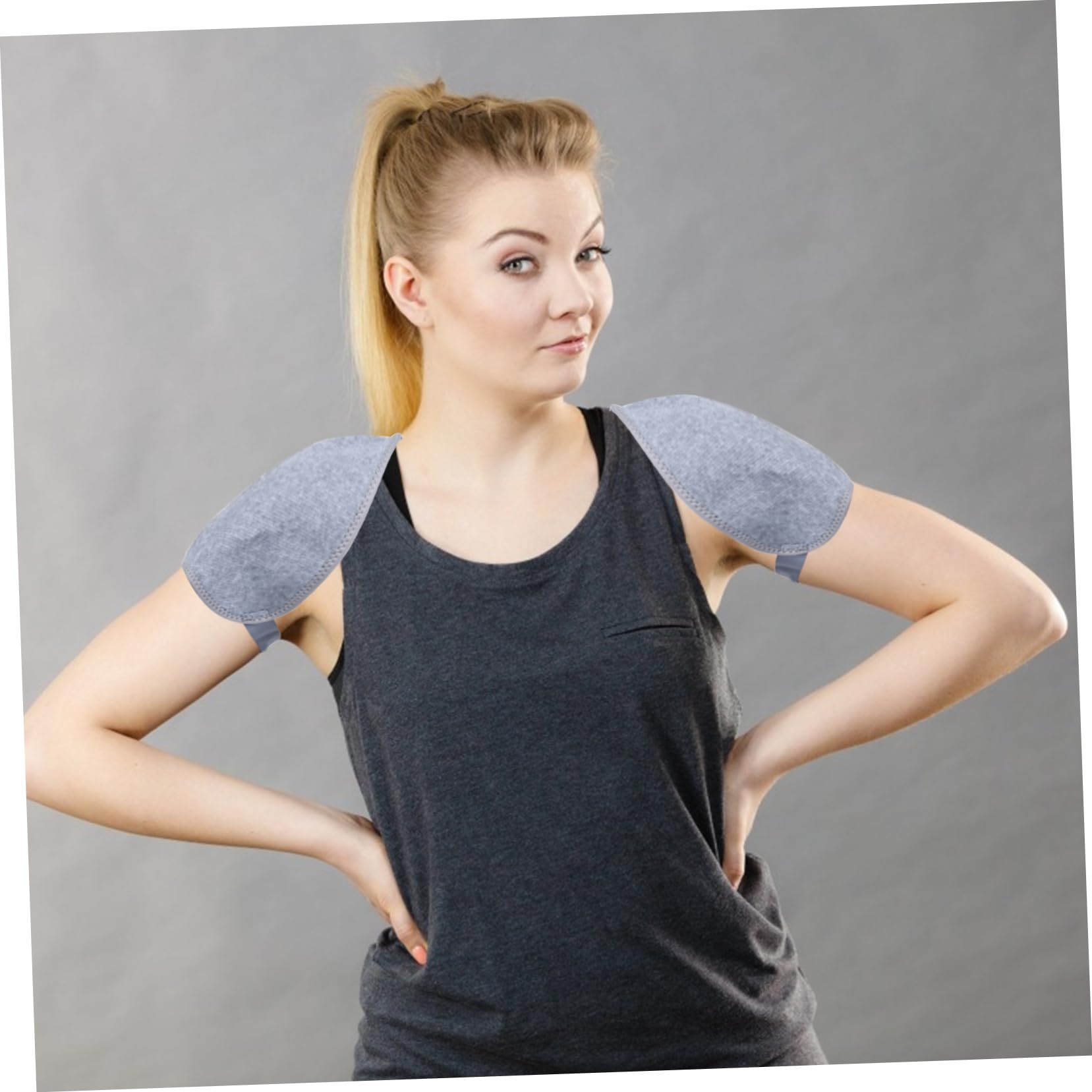 FOMIYES 1pc Sports Warm Shoulder Strap Bamboo Shoulder Support Brace Breathable Shoulder Pad for Fitness