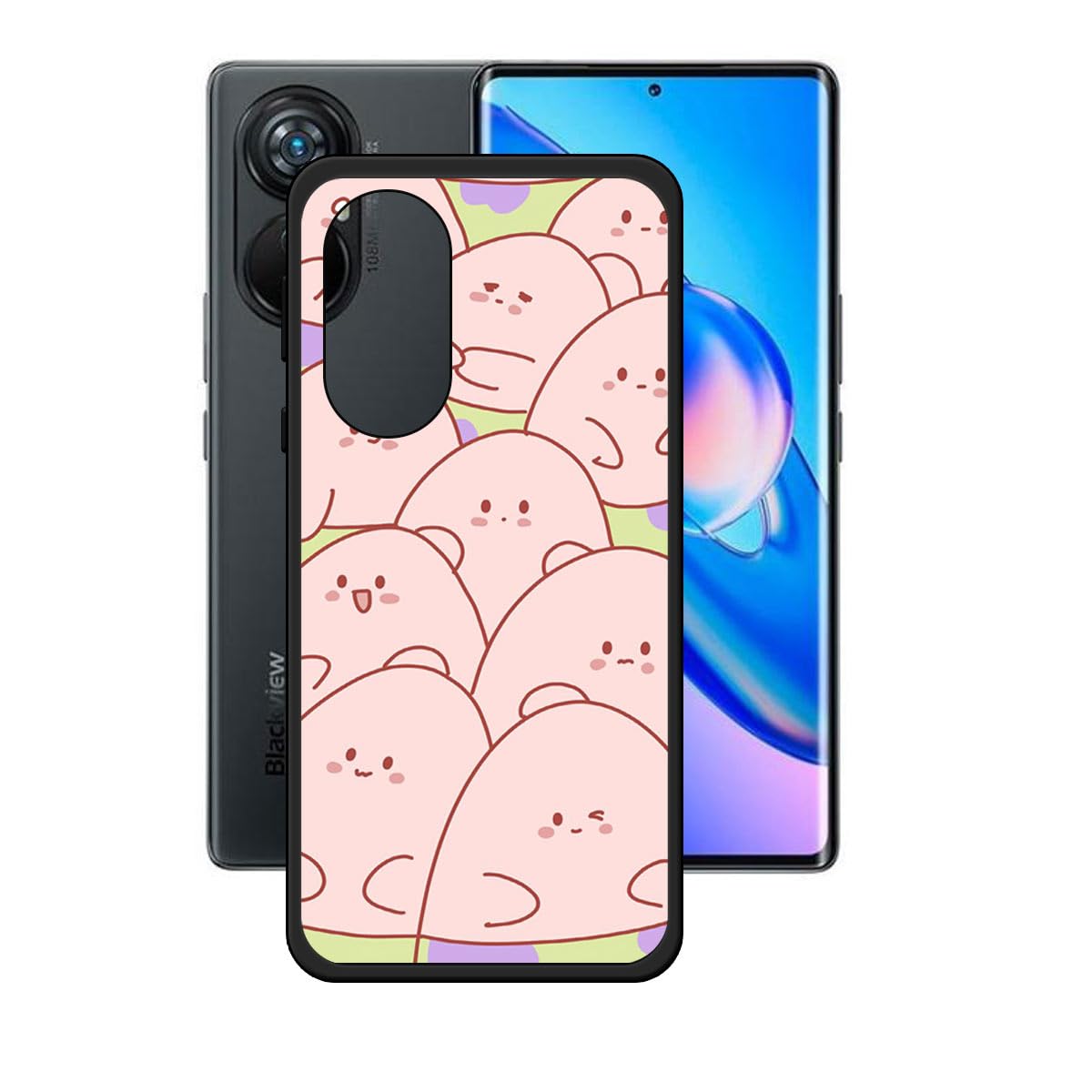 Cover Blackview A200 Pro Morbida Al Tocco: Silicone TPU Trasparente Anti-Giallo? No! Questa è La Custodia Anti-Graffio Nera Per Il Tuo 6.67” - 2