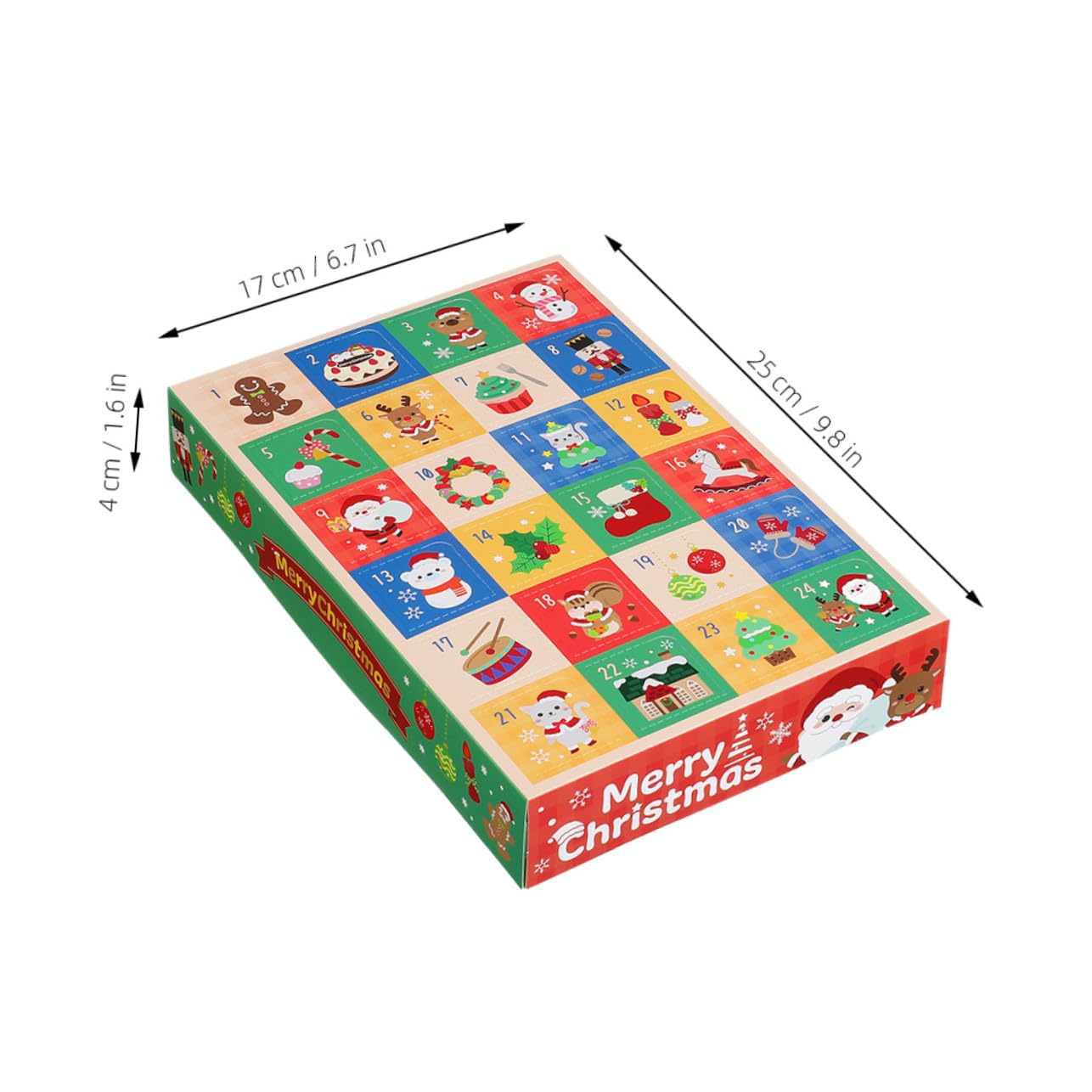 CAXUSD 15stücke Teilige Leere Papierboxen Für Süßigkeiten Weihnachts-adventskalenderbox Kleine Dekorative Schachteln Für Geschenke