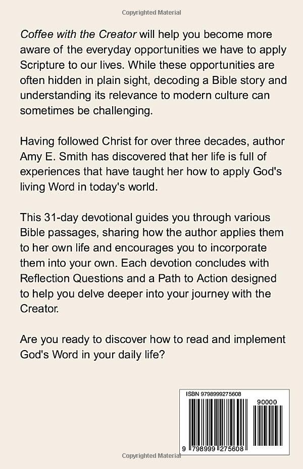 Coffee with the Creator: A 31 Day Devotional - Image 2