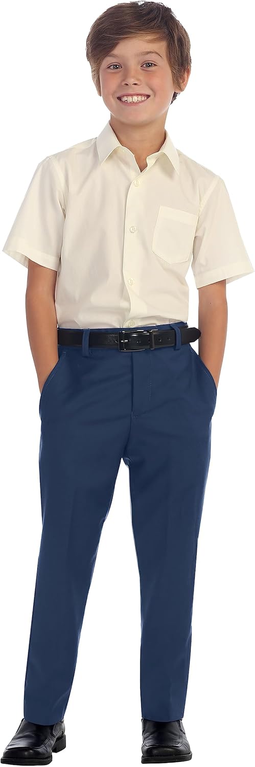 Gioberti Boys Flat Front Dress Pants - Image 2