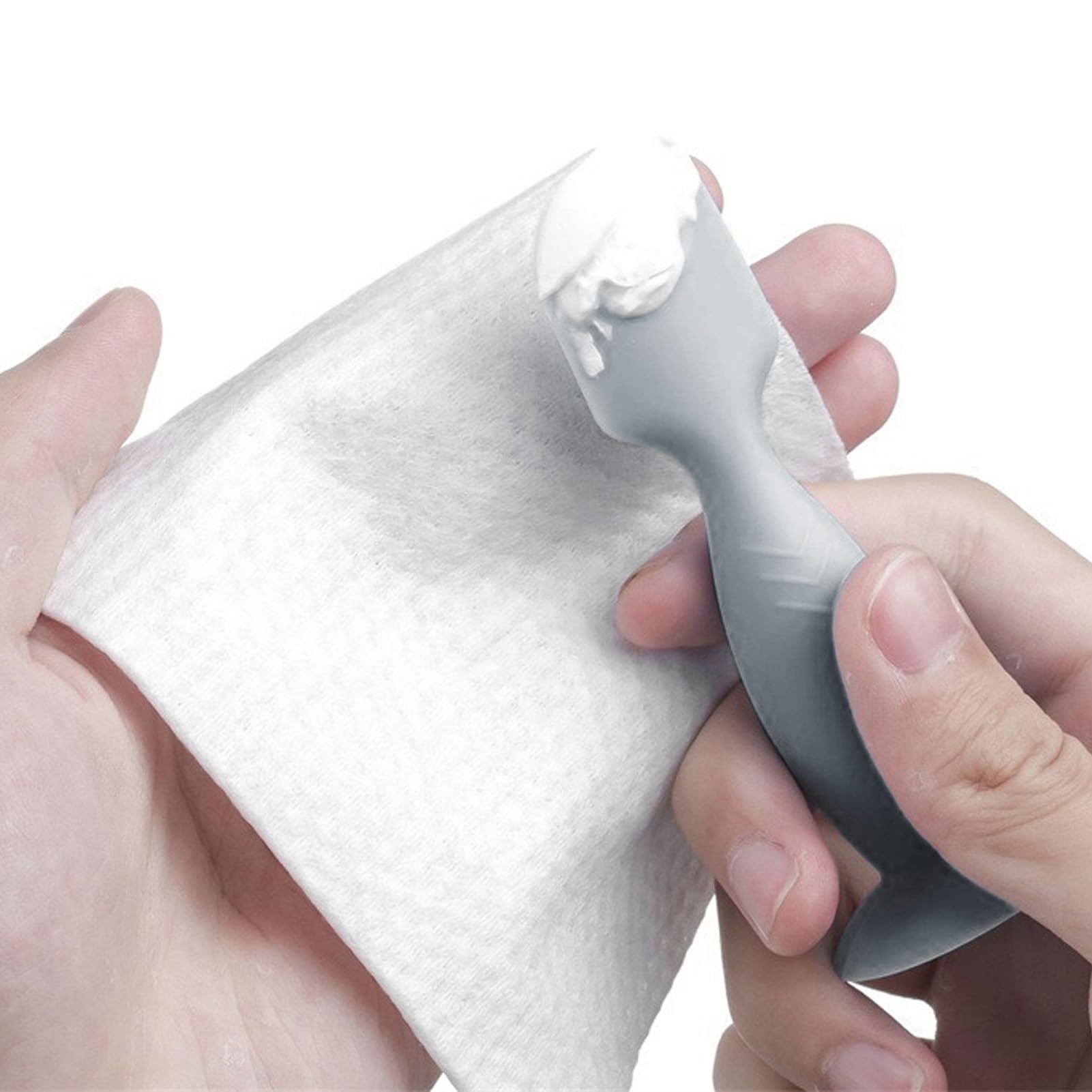 Soft Silicone Baby Diaper Cream Spatula with Efficient Ointment Application Multifunctional Spoon for Babies Newborns