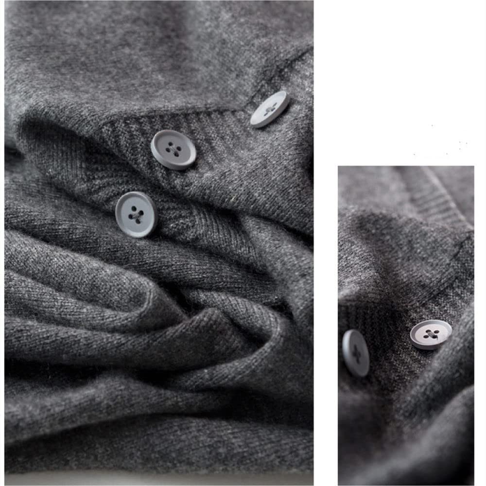 Maglione Gilet Donna,Gilet Lavorati A Maglia da Donna Maglioni Lunghi Neri con Scollo A V Gilet in Maglia di Cashmere Gilet da Donna Abito Casual Autunno Inverno Senza Maniche Canotta Camicetta