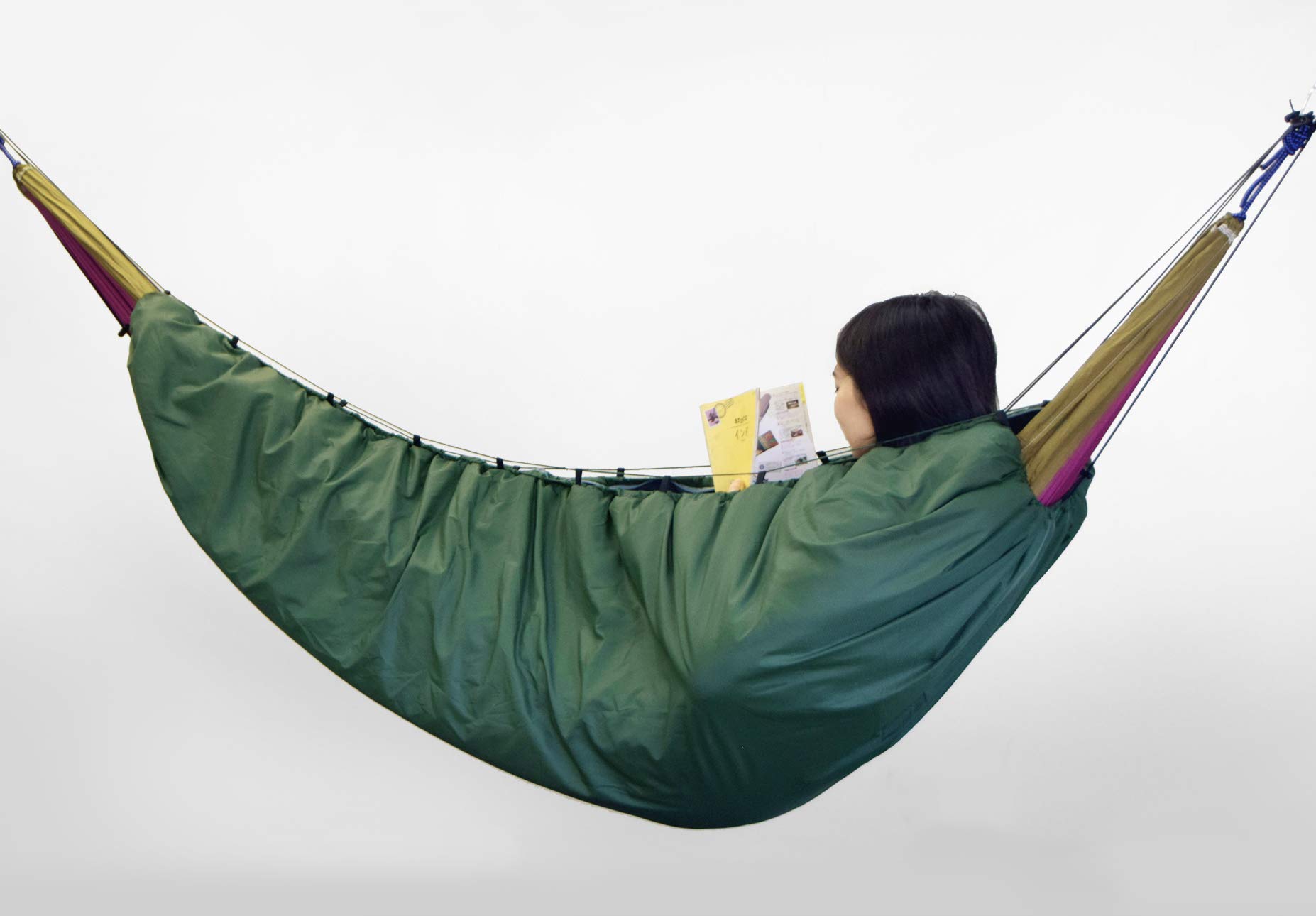 Amazon | ハンモック用寝袋 + アンダーキルト 2way 中空綿