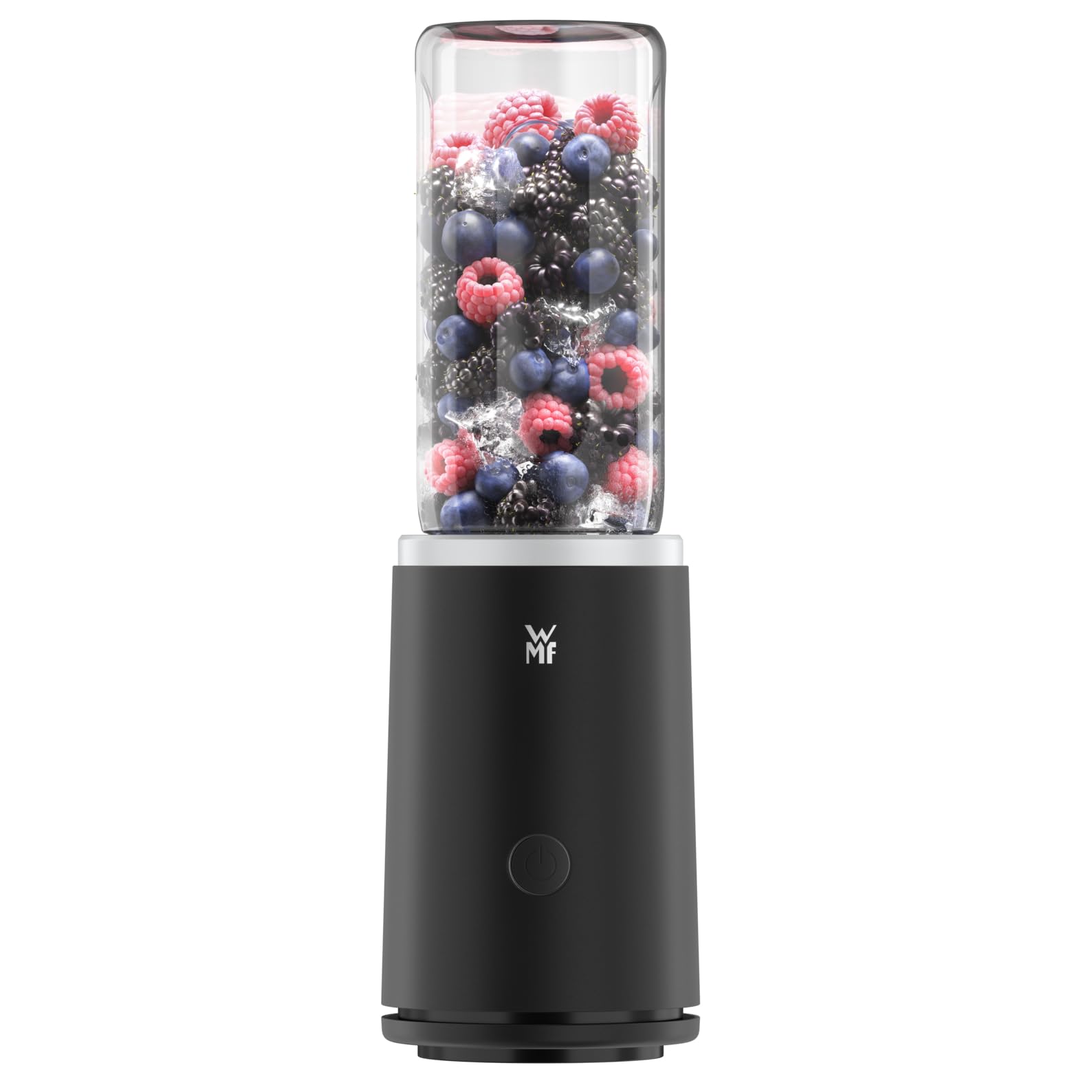 WMF Mix & Go Touch Smoothie Maker to go, tragbarer Mixer & kompakter Standmixer, 500 W Hochleistungsmixer, Ultra-Blade Edelstahlklinge, auslaufsichere To-Go Trinkflasche, recycelter Kunststoff, Lava