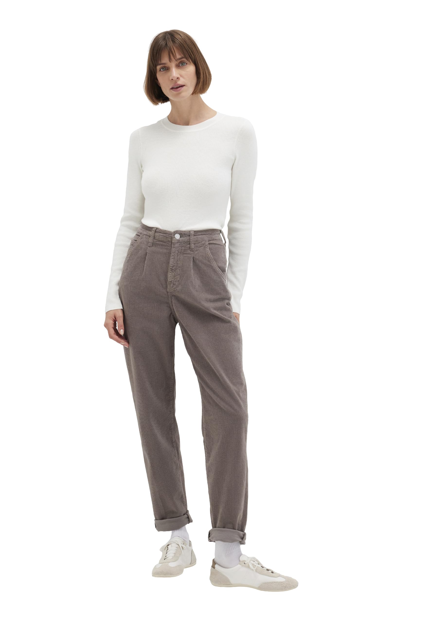 Mavi Damen Jeans Straight Leg Laura Pleated Baggy Pants