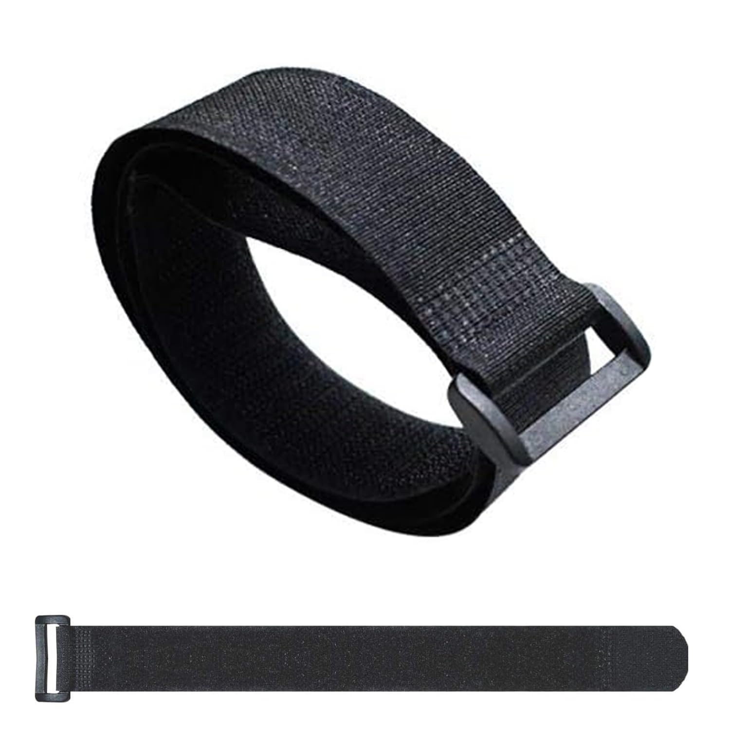 Golf Cart Fan Strap, Reusable Cinch Straps Fastening Cable Securing Straps Adjustable Tie Organizer (Black)