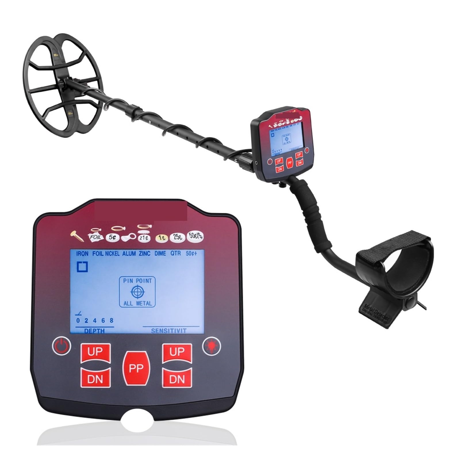 Metal Detector, Underground TC-400 Metal Detector Gold Detectors Treasure Hunter Detector Circuit Metales High Sensitivity Waterproof