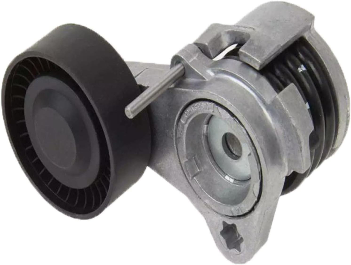 39112 AC Drive Belt Tensioner Assembly with Pulley Compatible with Bmw 128I 323I 325I 325XI 330I 330XI 328I 328I Xdrive 328XI 525I 525XI 530I 530XI 528I 528I Xdrive 528XI X3 X5 Z4 Replace# 11287530314