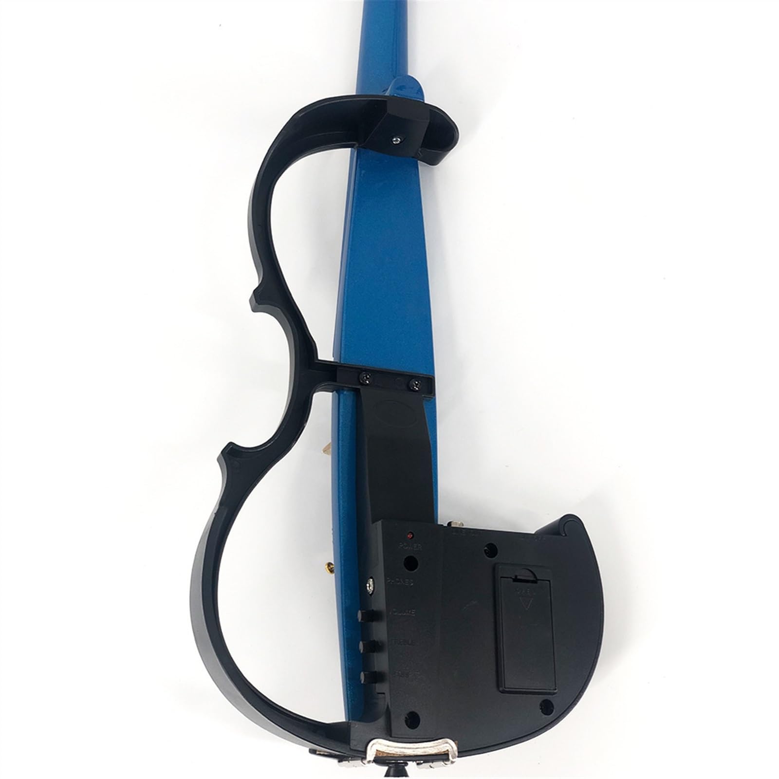 Violín Para Principiantes Violín Electrónico Profesional De Madera Maciza Con Cable De Conexión Y Auriculares Azul