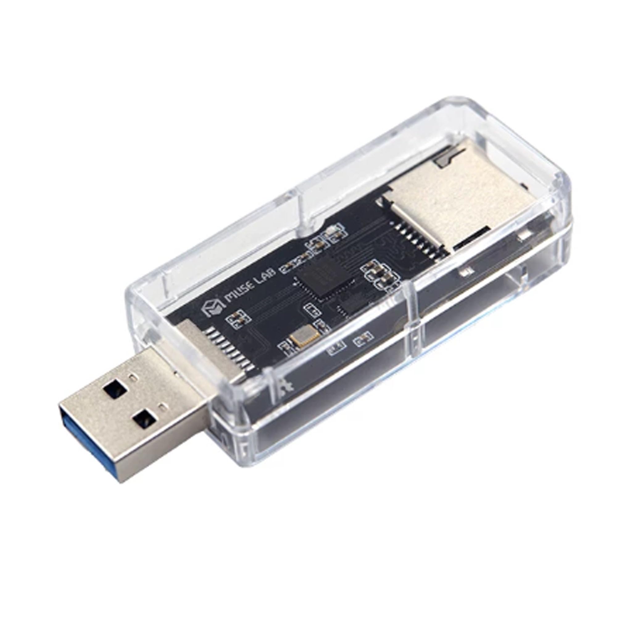 Lettore di schede SD USB 3.0 GL3224, hardware open source, velocità di trasferimento fino a 100 MB/s, con interruttore di protezione da scrittura (5)