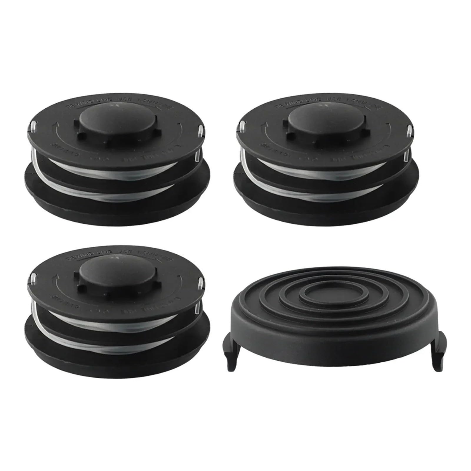 Kit Tête De Coupe Avec Capots Bobines, Pièce Outil Jardin