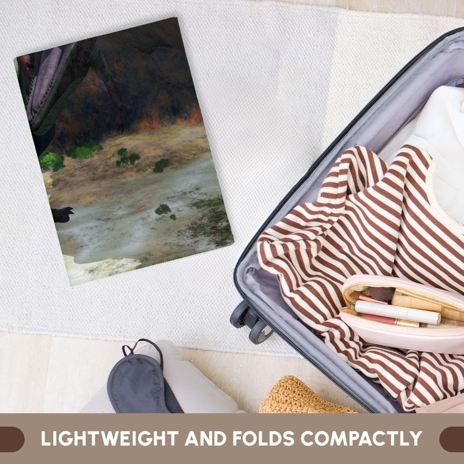 Miniatura 6 de 3dRose, El Giganotosaurus fue el dinosaurio carnívoro más grande conocido de la historia, toalla de mano de 15 x 22 pulgadas