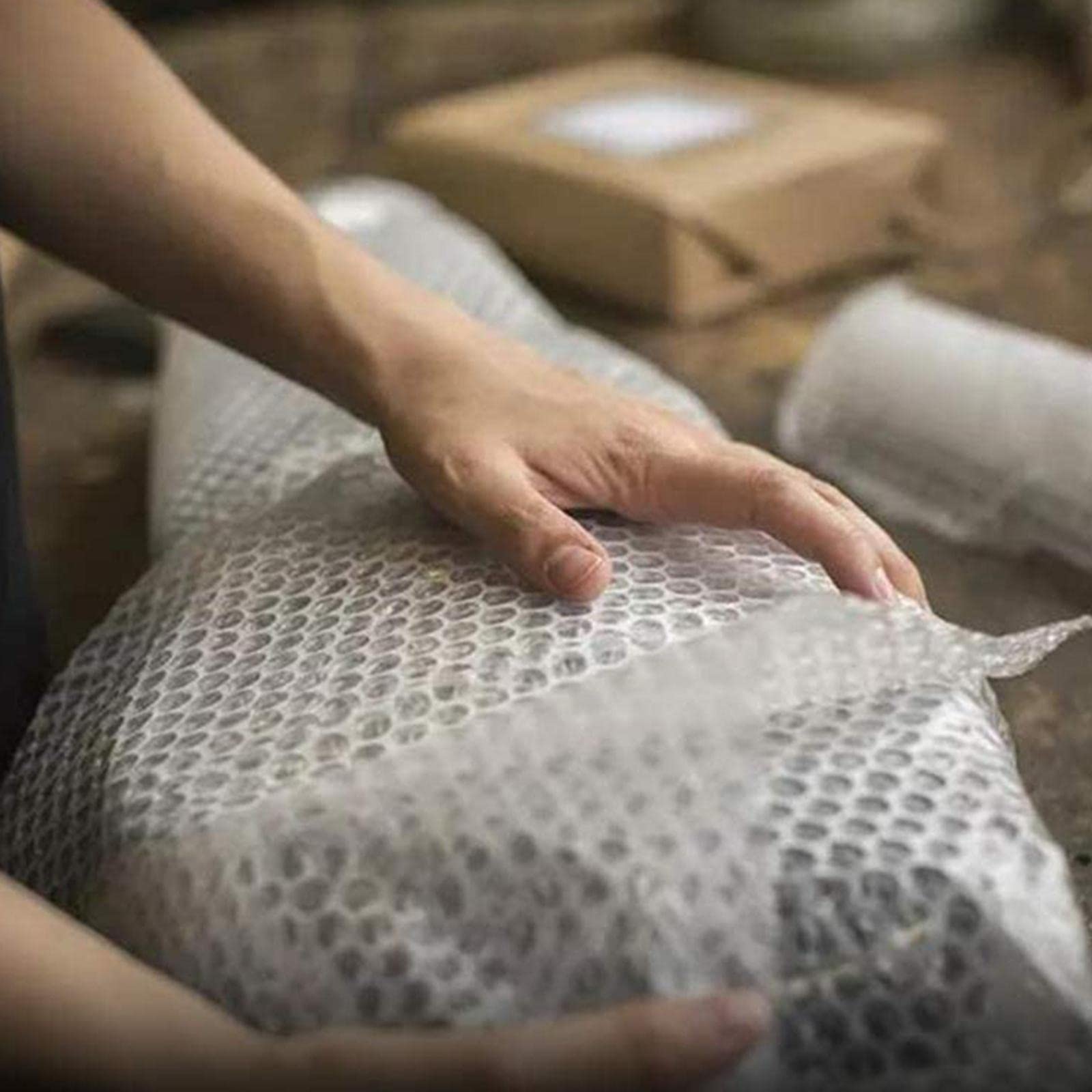 Jojomis Kleine Luftpolsterfolie, Schaumstoff-Verpackungsrolle zum Verpacken, 0,4 x 30 m, wie beschrieben