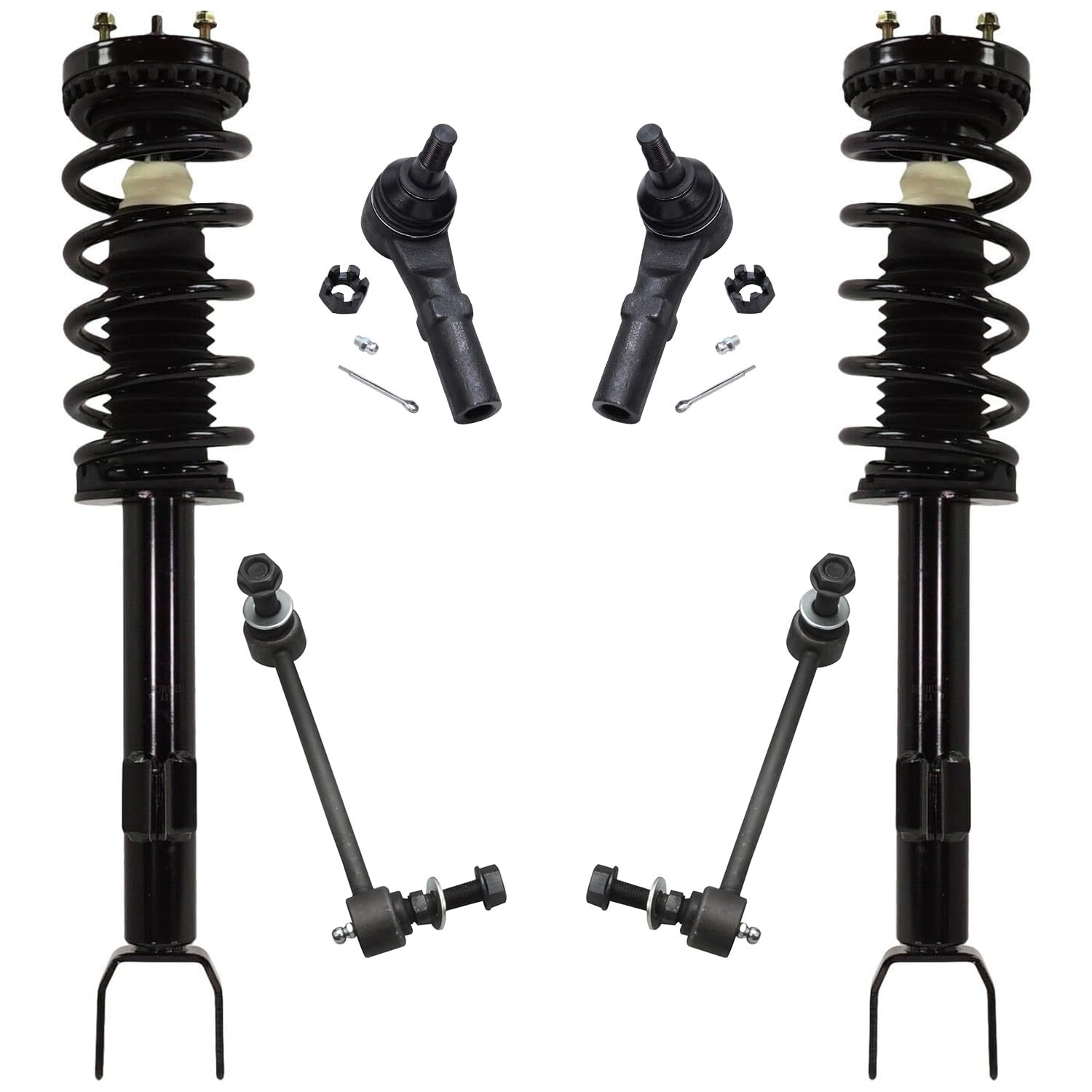 Detroit Axle - RWD Front 6pc Struts Kit for 11-19 Chrysler 300