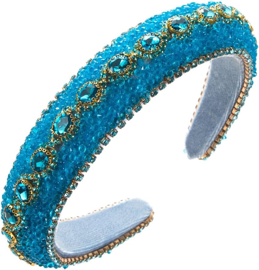Hair Bands Baroque Heavy Duty Full Diamonds Dinner Party Ball Accessories