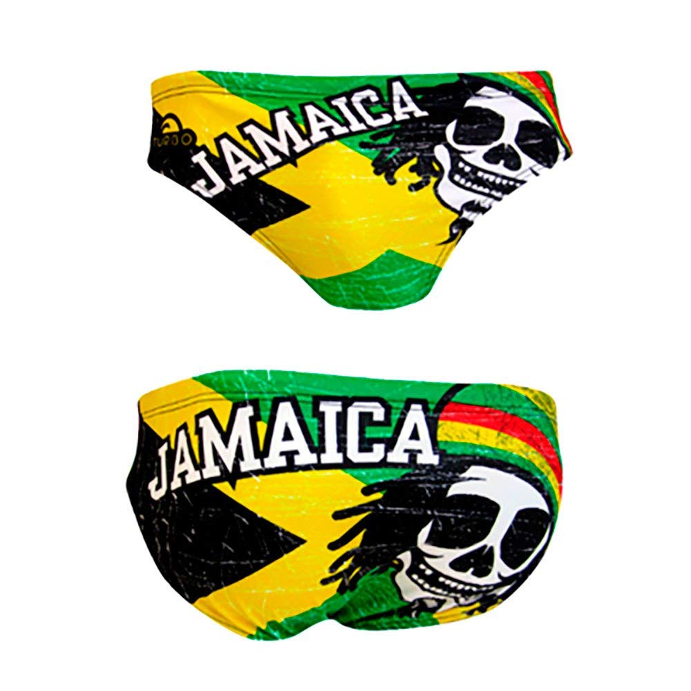TurboTronic By Z-LINE Jamaica Skull Vintage 2013 Paal para Nadar Unisex Adulto