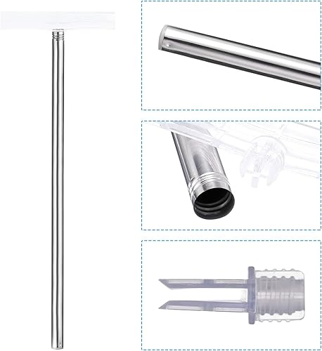 Miniatura 4 de PATIKIL Soporte de letrero de mano de 16 pulgadas, soporte para cartel de recogida del aeropuerto, soporte para póster de guía turístico, poste de