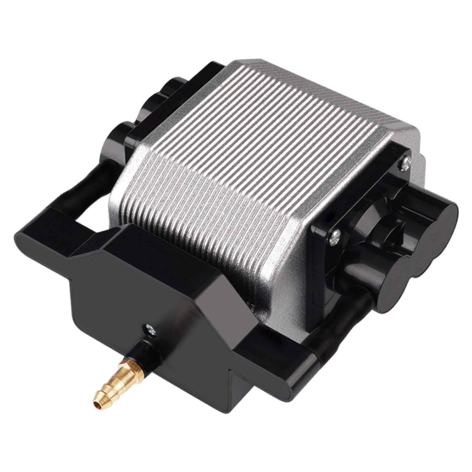 PETSOLA Aquarium Air Pump Compressor Aerator Silent Strong Aquarium Bubbler O2 Pump for Aquaculture Fishing Fish Tank Pool, 24V
