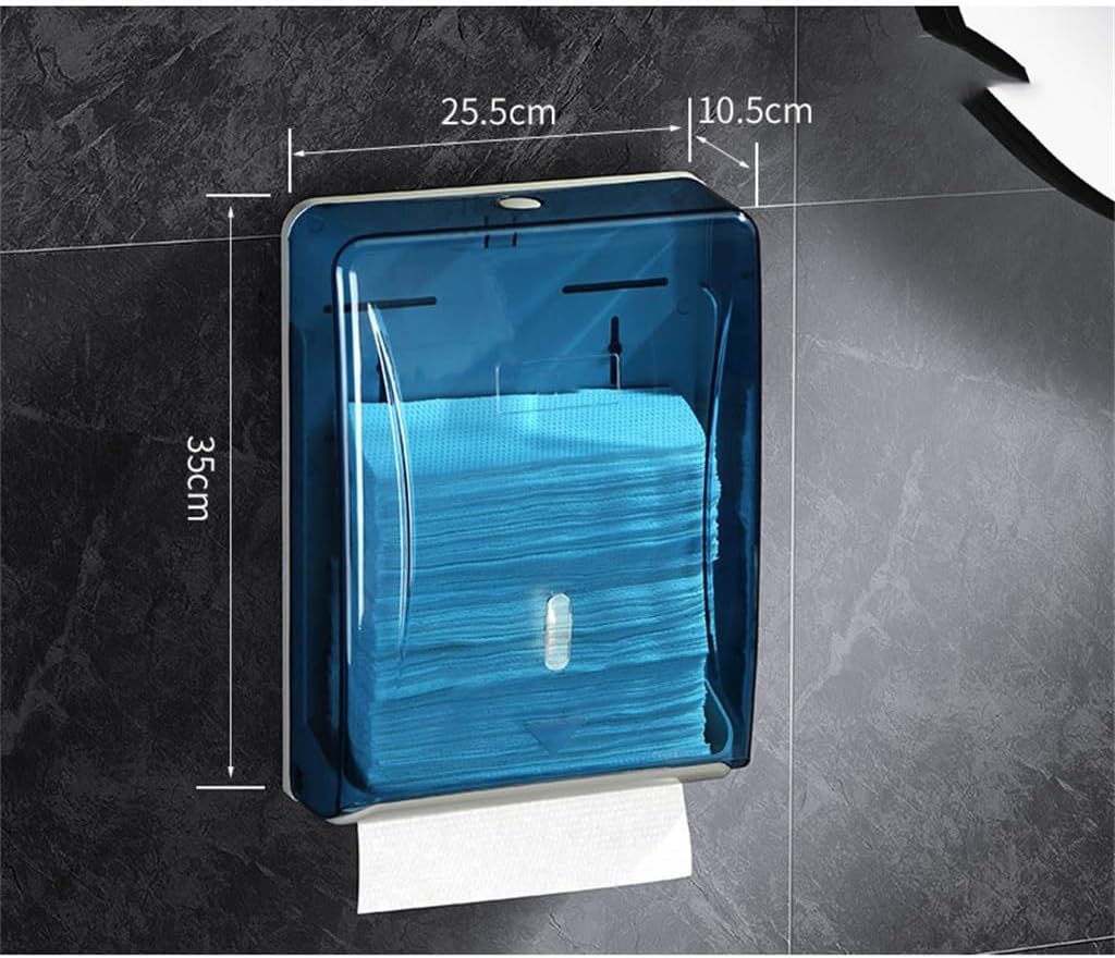 Plastic Square Hand Towel Box Toilet Tissue Holder
