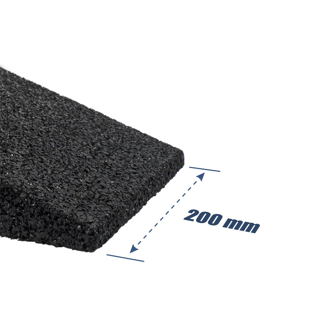 HASKYY Set di 4 proteggi pneumatici 600x200x64mm fino a pneumatici 195, proteggi pneumatici, proteggi cerchioni, proteggi pneumatici in granulato di gomma