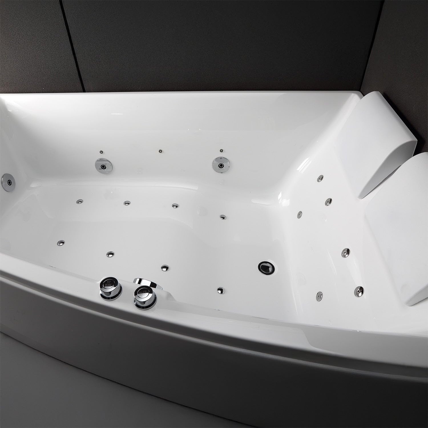 Baignoire Balnéo Sangha Duo Wave Droite 170 x120 x63 cm, by SPALINA
