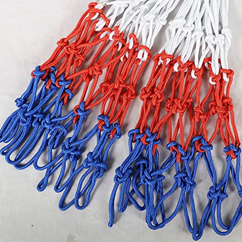 Allansing Basketball Net Replacement Heavy Duty Outdoor Premium Quality Professional All Weather Anti Whip Fits Standard Indoor Or Outside 12 Loops Rims 2Pack Polyester Rope Diameter 5.5Mm #TOP4