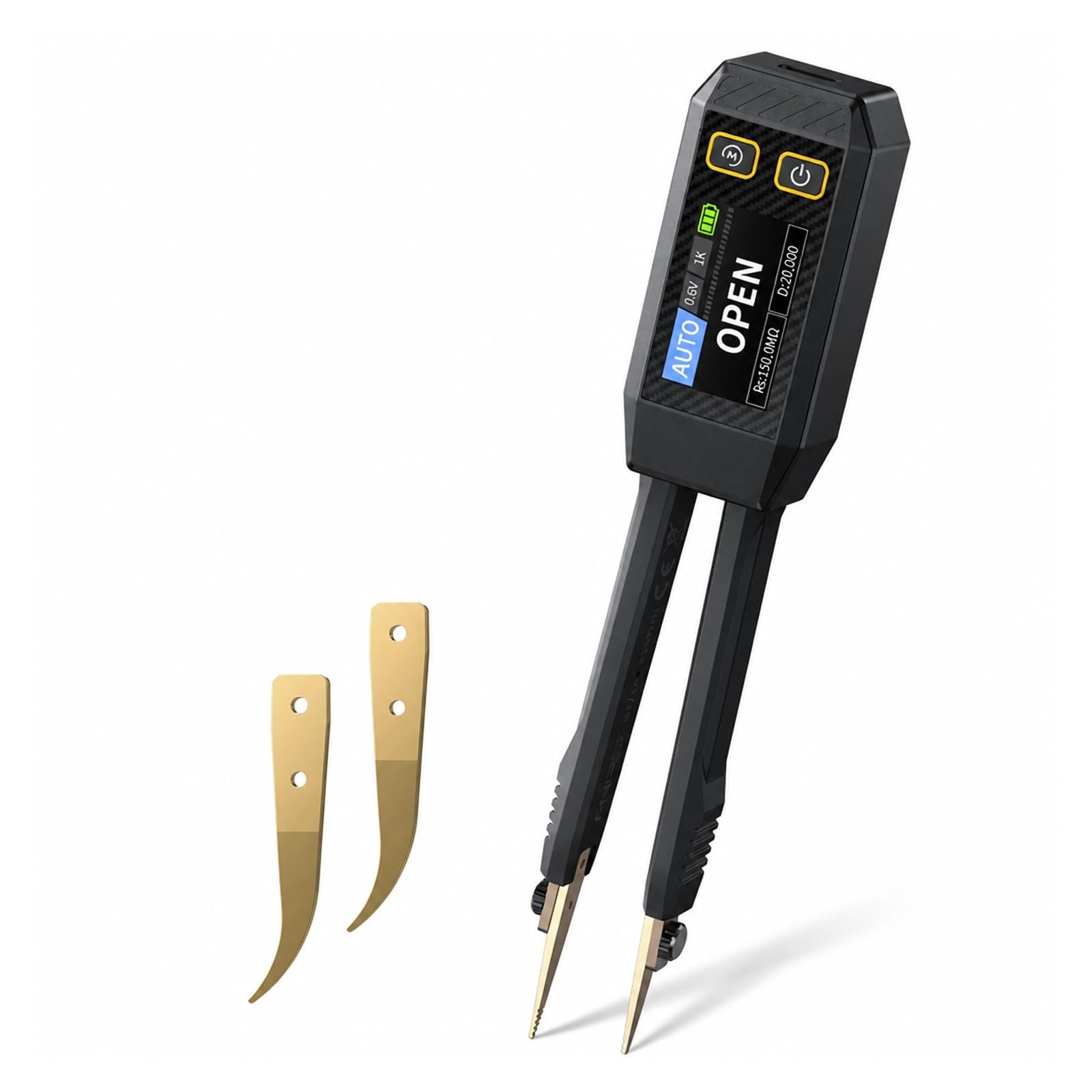 LCR-ST1 Mini pinza inteligente LCR SMD probador resistencia capacitancia inductancia continuidad diodo prueba herramientas de medición
