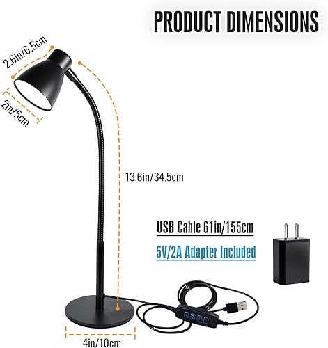 Miniatura 8 de Mini lámpara de escritorio enchufable