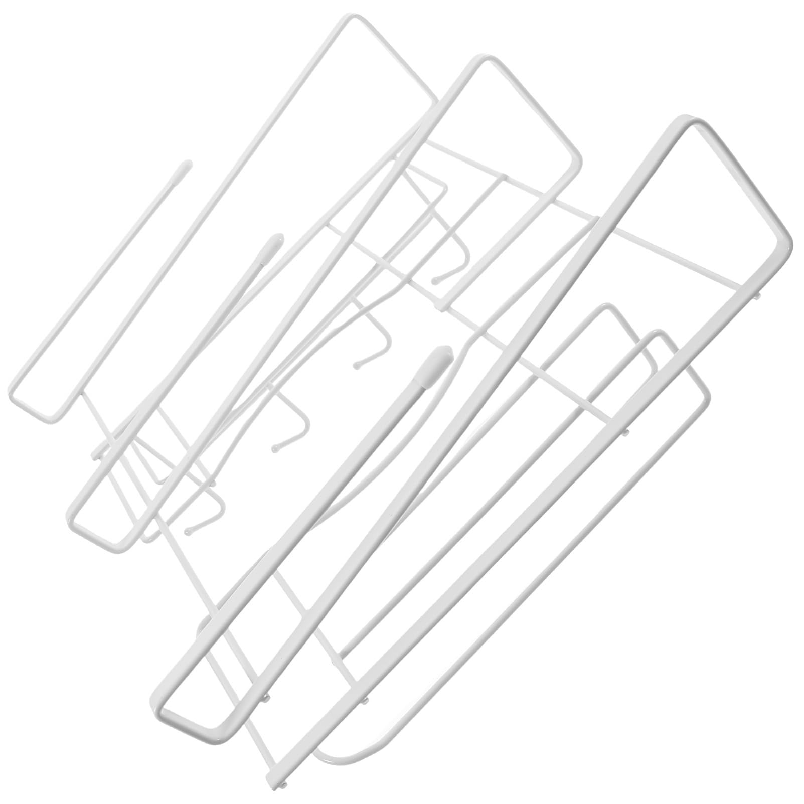 PRETYZOOM Ganci per Tazze Sottopensile in Ferro Portaoggetti da Cucina Organizer Salvaspazio senza Supporto Inferiore per Appendere Cucchiai e Spatole