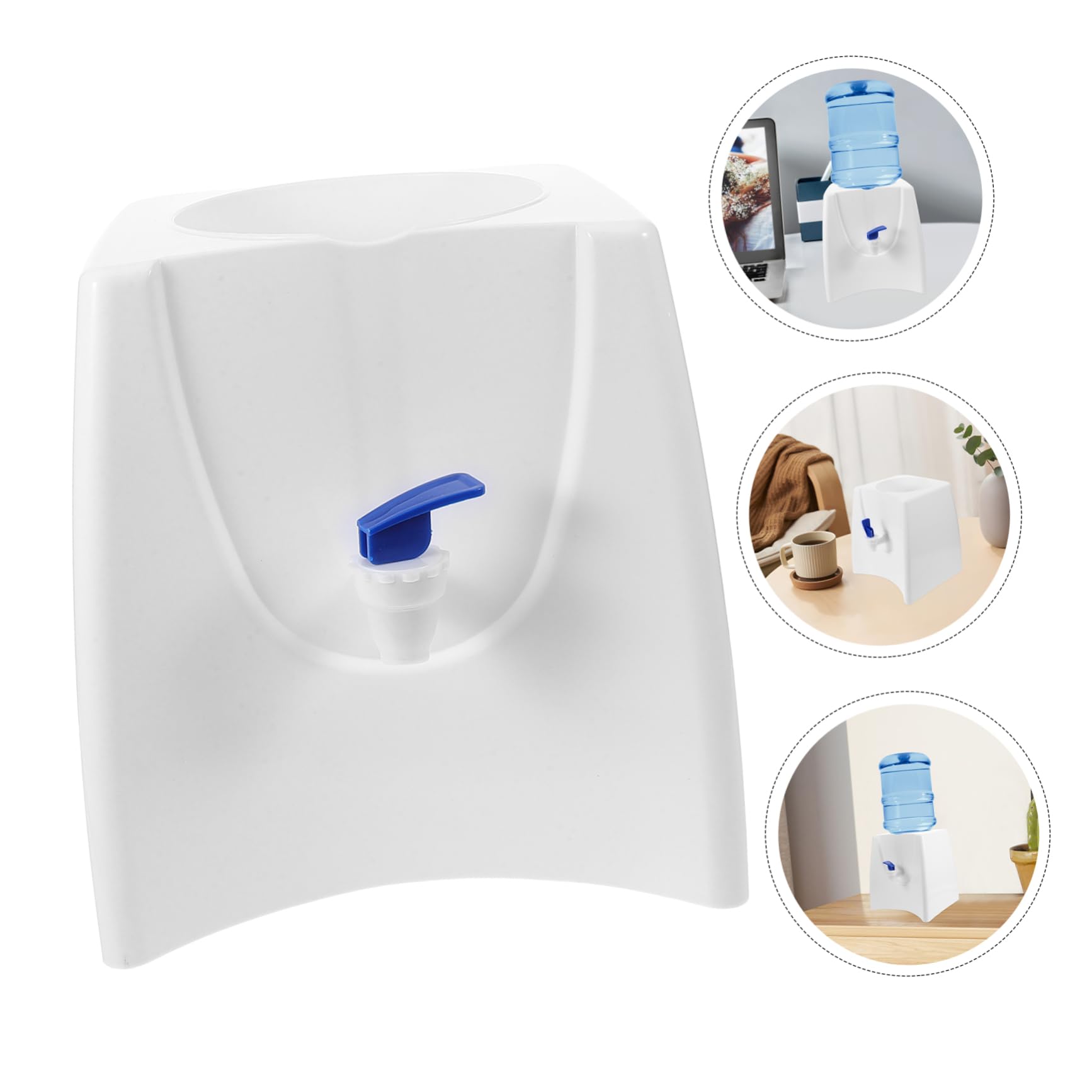FUNOMOCYA Mini Water Dispenser Cold Water Dispenser for Office Tap Desktop Stand