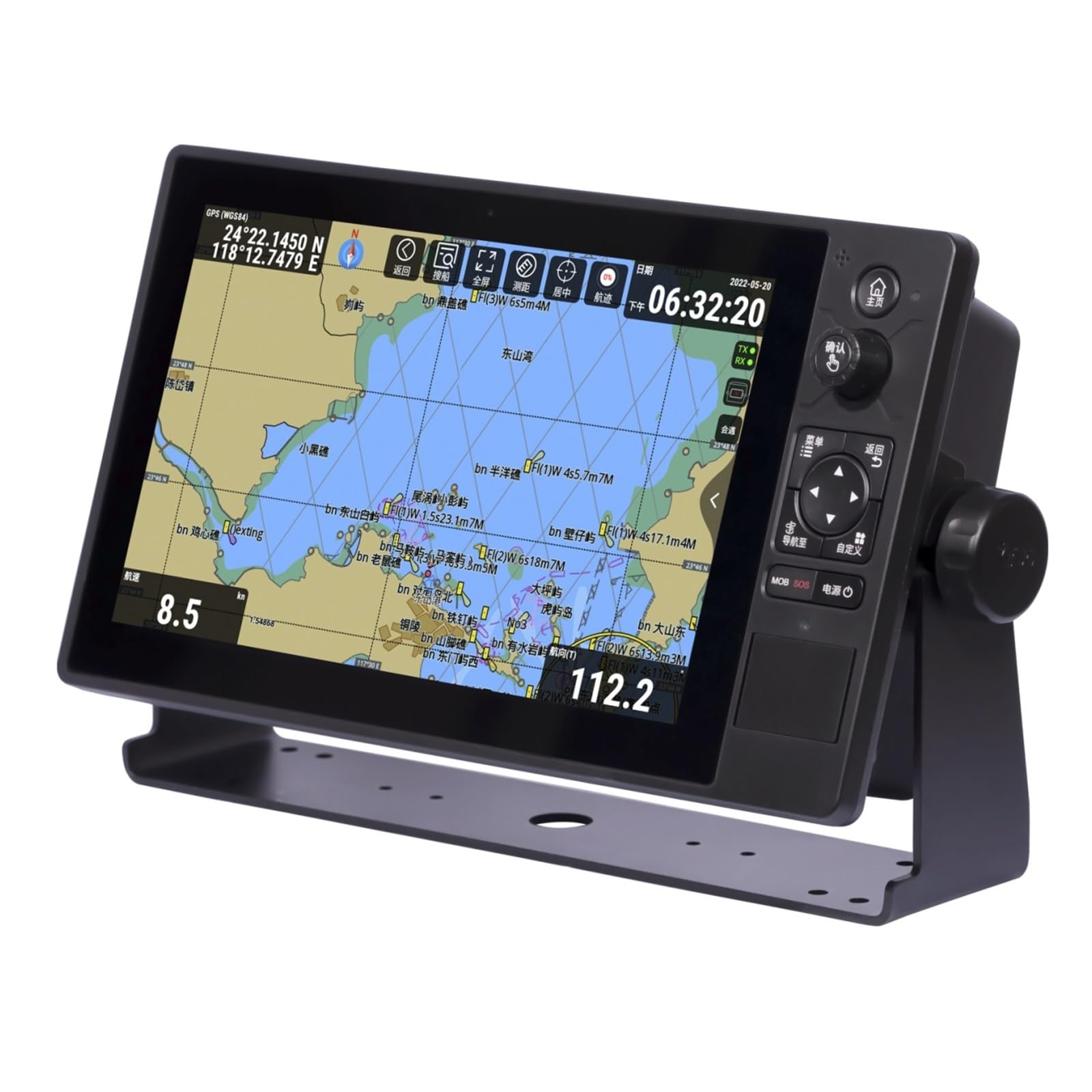 Traceur De Cartes GPS AIS Marin Combiné avec Écran Tactile Fonctionnel 10" Navigation PréCise